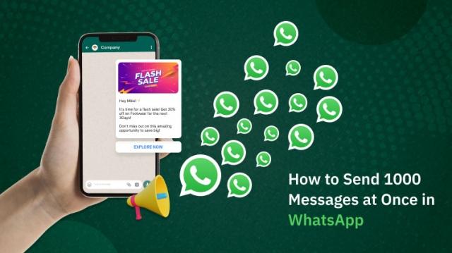 How to Send 1000 Messages at Once in WhatsApp